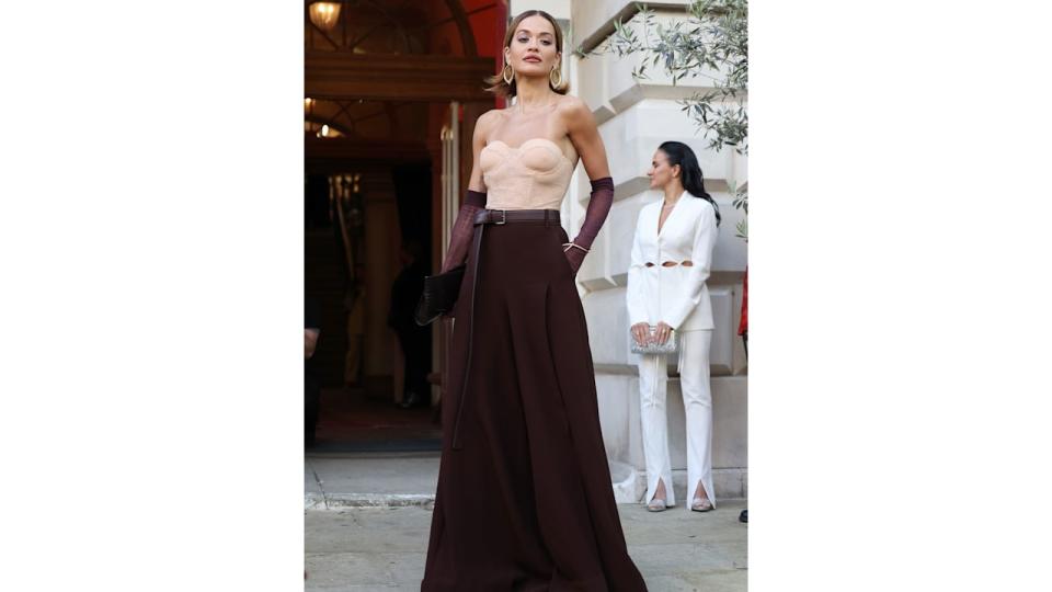 Rita Ora attends the Typebea Launch Event at The Old Sessions House on April 29, 2024 in London, England. 