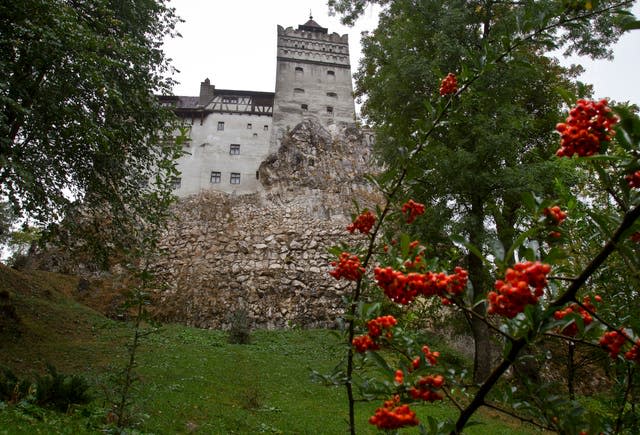 Bran Castle, better known as Dracula Castle, in Romania’s central Transylvania region