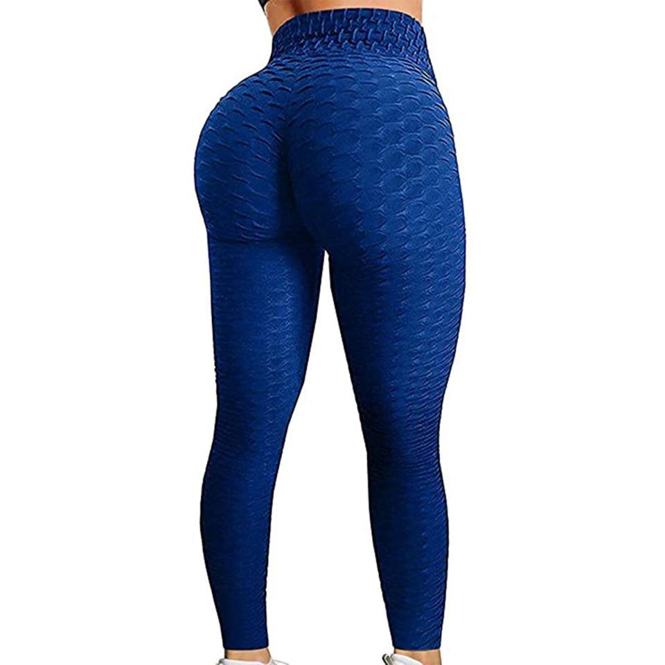 blue leggings