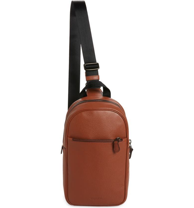 55) Metropolitan Leather Sling Bag