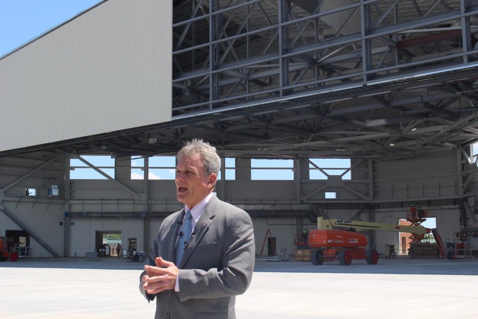 Georgia 1st District Rep. Buddy Carter paid a visit to Savannah's Air Dominance Center in April to voice his support to keep the training facility open. President Joe Biden's 2023 budget proposal calls for shutting the training center down.