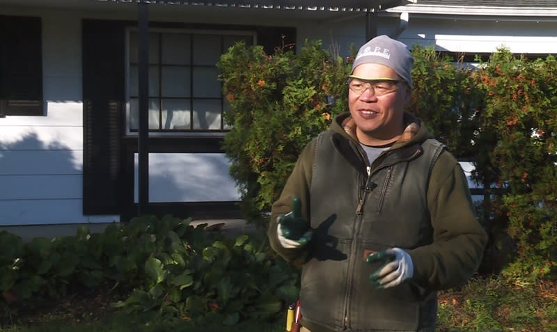 Hen Truong founded the non-profit HOPE -- Honoring Our Precious Elders -- to help senior citizens with yard work, November 2023 (KOIN)