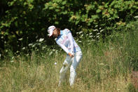 KOHLER, WI - JULY 08: Na Yeon Choi of South Korea plays a shot from the rough on the 12th hole during the final round of the 2012 U.S. Women's Open on July 8, 2012 at Blackwolf Run in Kohler, Wisconsin. (Photo by Scott Halleran/Getty Images)