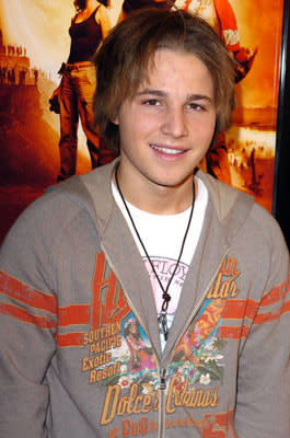 Shawn Pyfrom at the Hollywood premiere of Paramount Pictures' Sahara