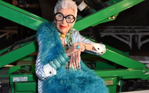  Iris Apfel  - Credit: Rex