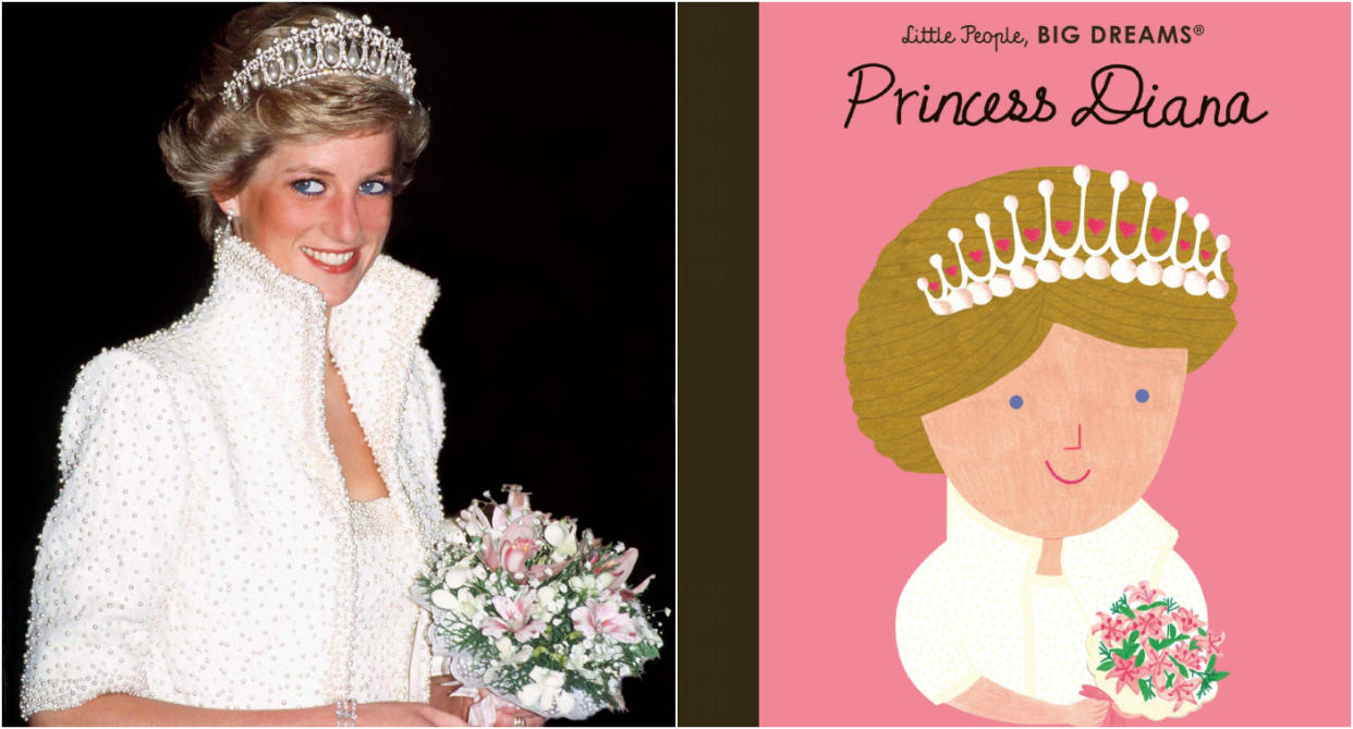 Princess Diana's eating disorder struggles have been detailed in a new children's book. (Getty Images/Quarto Books)