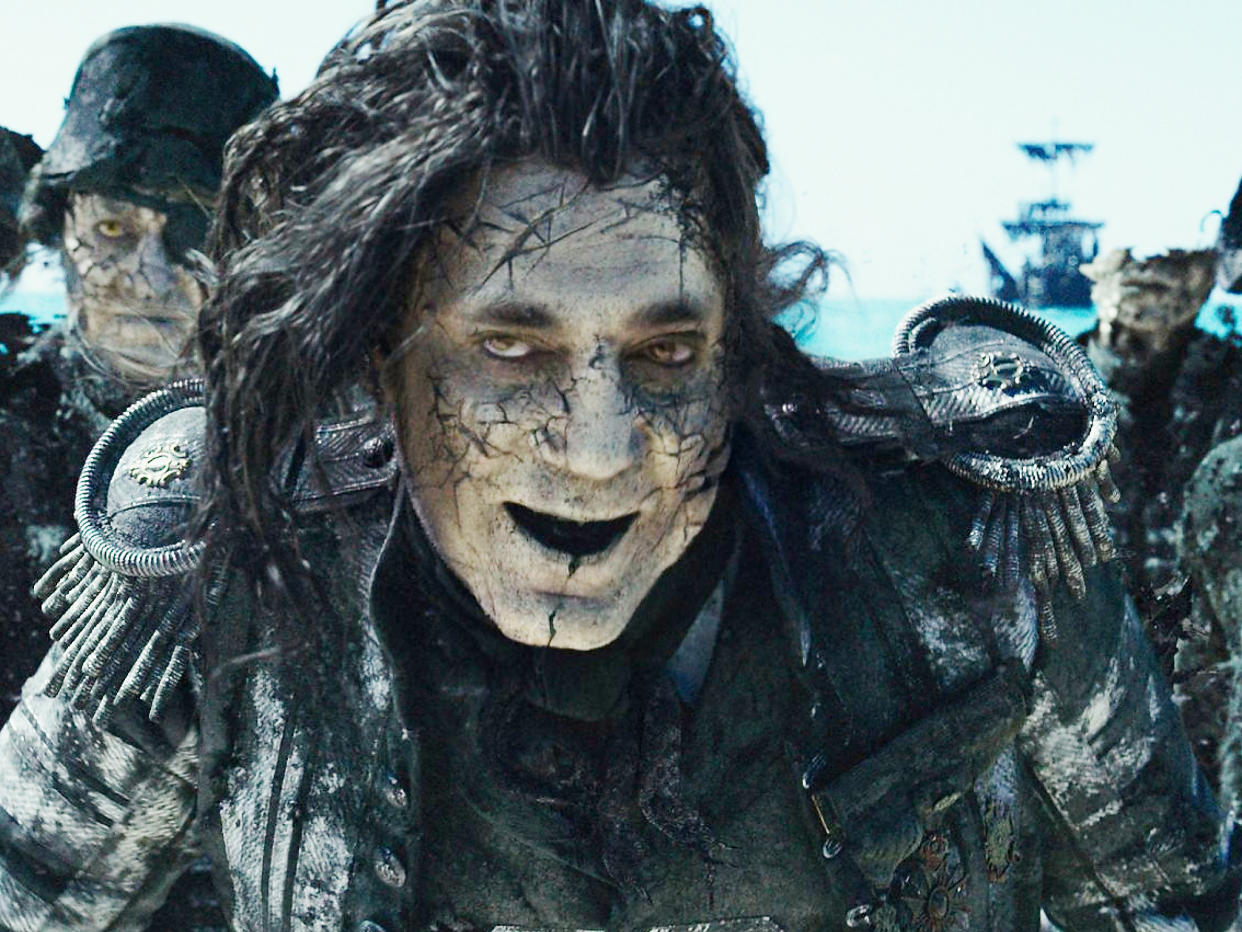 Javier Bardem as Captain Salazar in ‘Pirates of the Caribbean: Dead Men Tell No Tales’: Rex