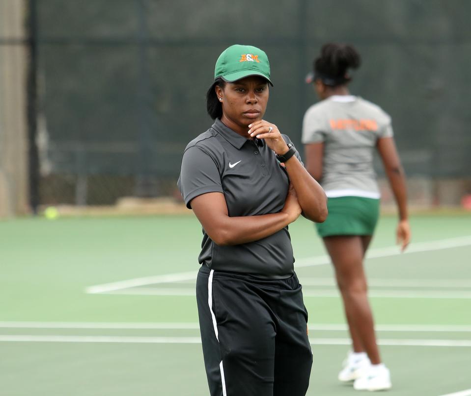 Florida A&M director of tennis and head coach Rochelle “Nikki” Houston.