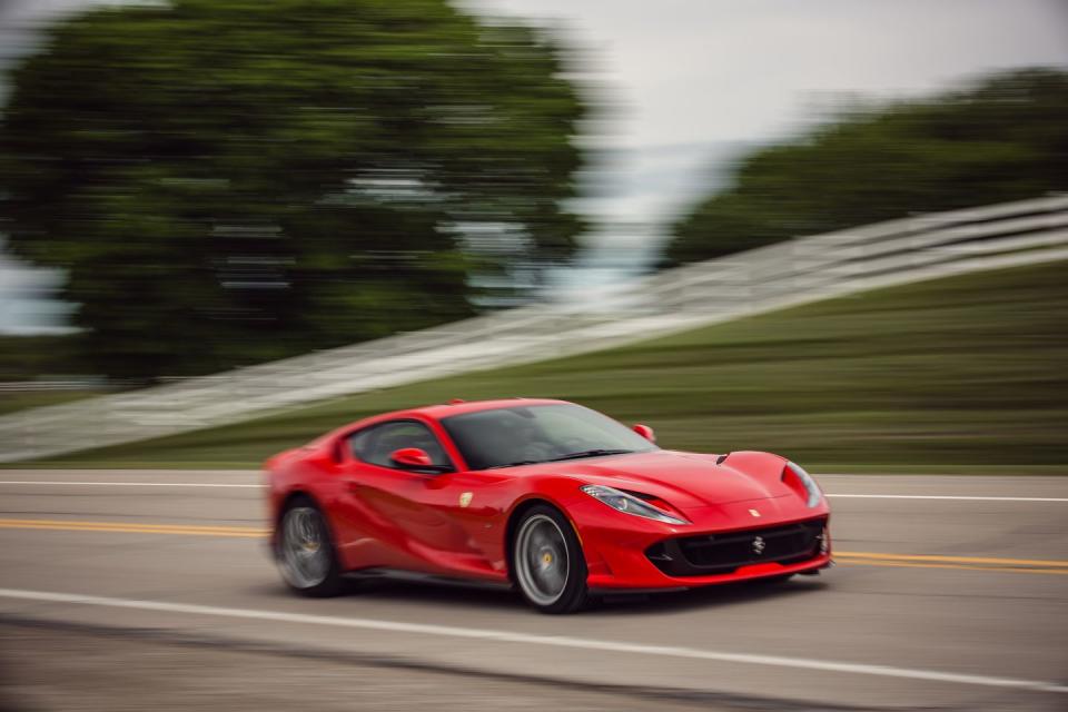 4. 2018 Ferrari 812 Superfast - 2.8 seconds (tie)