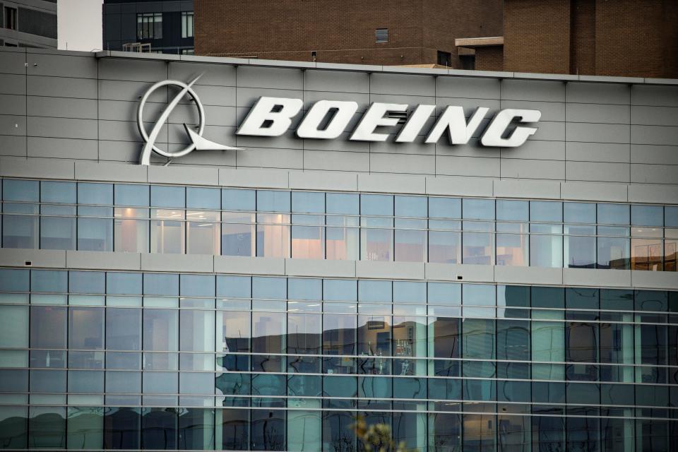 The headquarters for The Boeing Company is seen on Jan. 31, 2024 in Arlington, Virginia.