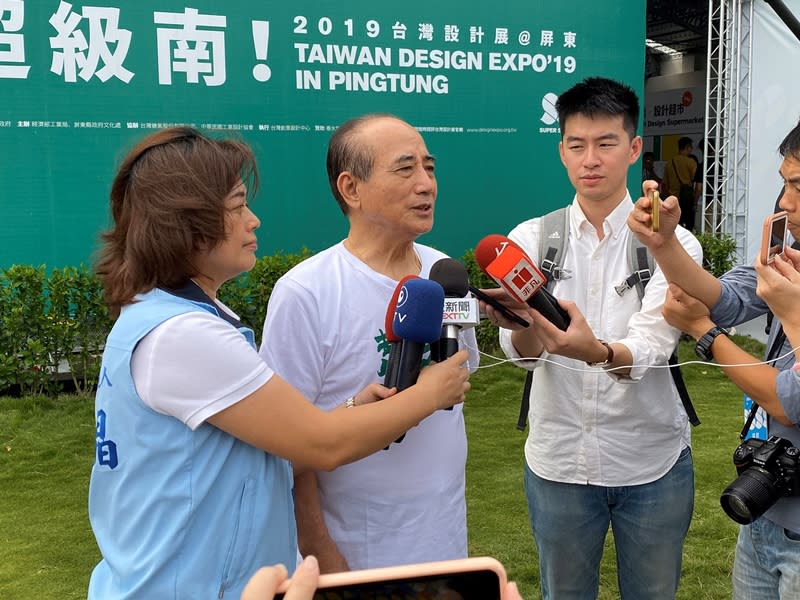 王金平表示，若沒有拿到親民黨選總統門票，就繼續留在國民黨。（王金平服務處提供）