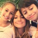 <p>J.Lo was feeling grateful on Mother’s Day. “<span title="Edited">Mothers Day!!!” she exclaimed alongside a photo of her and her twins, Emme and Max. “Happy Mother’s Day to all the beautiful Mamas!!” </span>(Photo: <a rel="nofollow noopener" href="https://www.instagram.com/p/BUFh40dl1Fa/" target="_blank" data-ylk="slk:Jennifer Lopez via Instagram;elm:context_link;itc:0;sec:content-canvas" class="link ">Jennifer Lopez via Instagram</a>) </p>