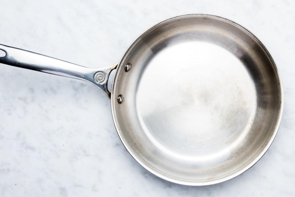 Hey, we didn't believe this fast and simple internet trick would work either. But now we're flipping eggs in nonstick stainless steel every morning.