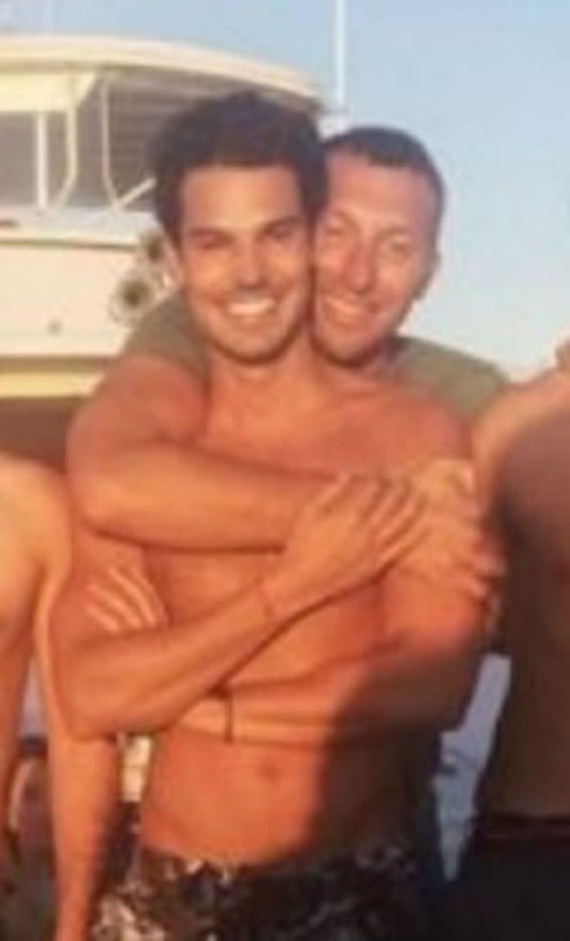 Ian Thorpe with his new boyfriend, Ryan Channing. Photo: Instagram