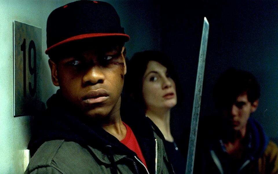 John Boyega and Jodie Whittaker in Attack The Block