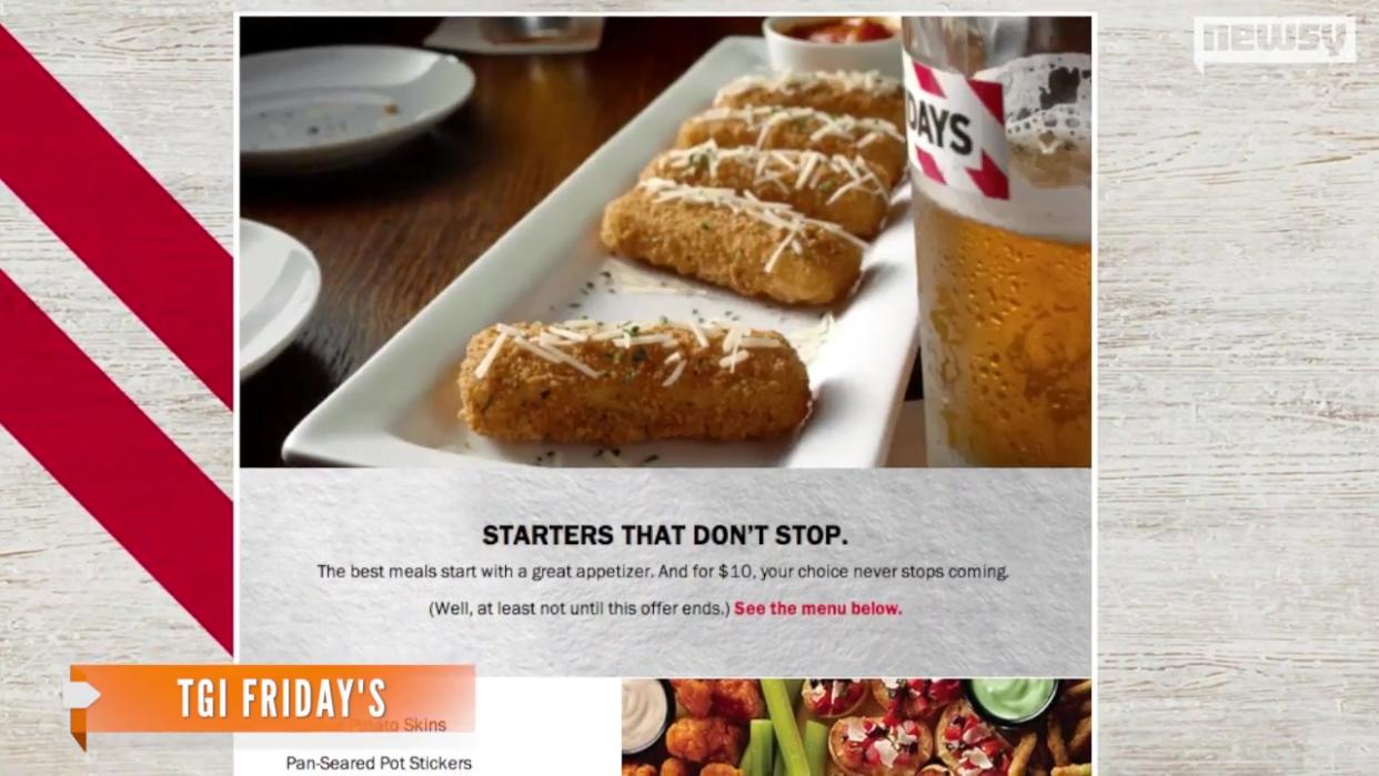 TGI Fridays Offering $10 'Endless' Apps