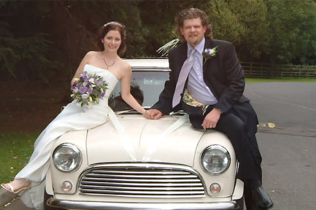 Chris Wain with his Mini Limo