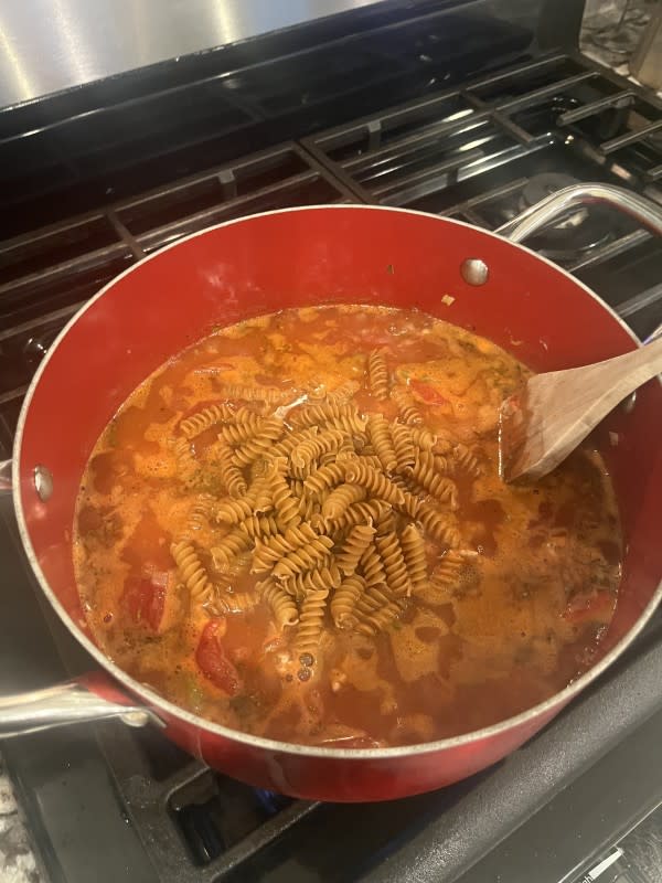 Luther Vandross Italian Chicken Soup Process<p>Courtesy of Dante Parker</p>