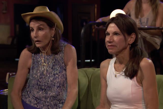 ABC Kathy and Theresa at the talent show on 'The Golden Bachelor'
