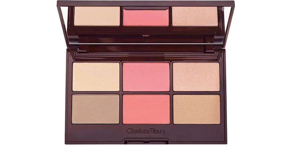 <p>This 6-shade palette offers up bronzers, blushers and highlighters. What more could you need?</p><p><a rel="nofollow noopener" href="http://www.charlottetilbury.com/uk/pretty-glowing-skin-palette.html" target="_blank" data-ylk="slk:buy now;elm:context_link;itc:0;sec:content-canvas" class="link ">buy now</a></p>