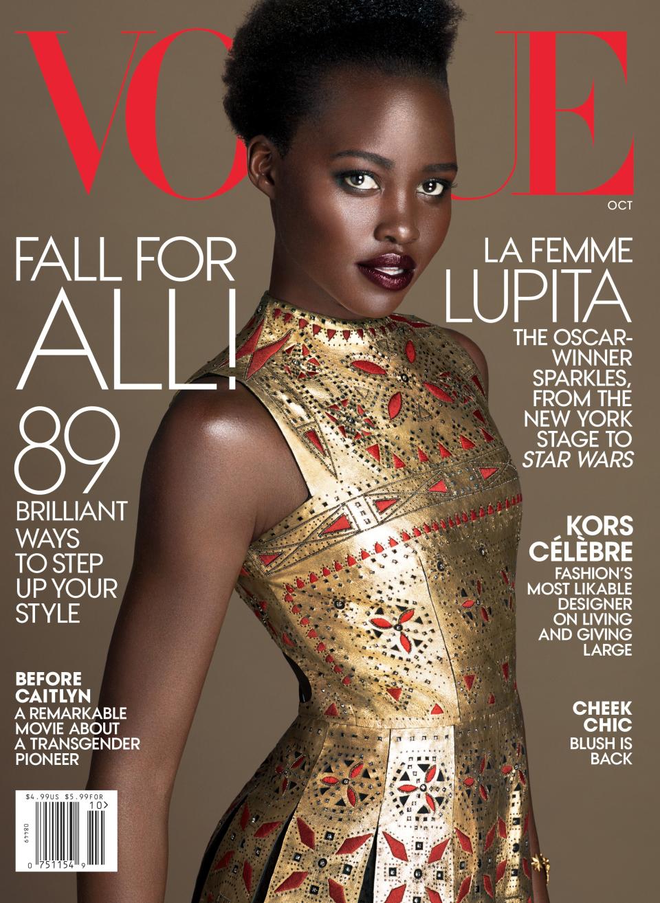 <em>Vogue</em>‘s October 2015 cover. (Photo: Vogue)