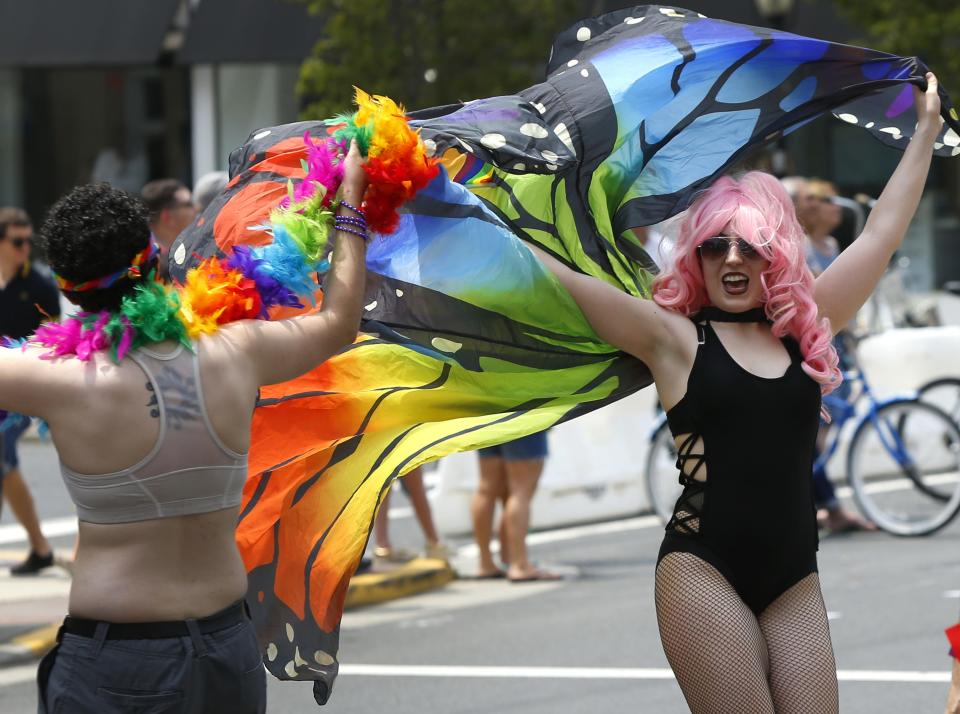 A scene from the 2019 Pride parade in Asbury Park.
