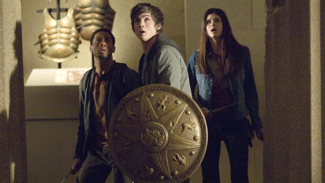  The main characters of Percy Jackson & the Olympians: The Lighting Thief. 