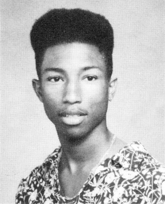 Pharrell Williams, Junior Year Portrait, 1991
