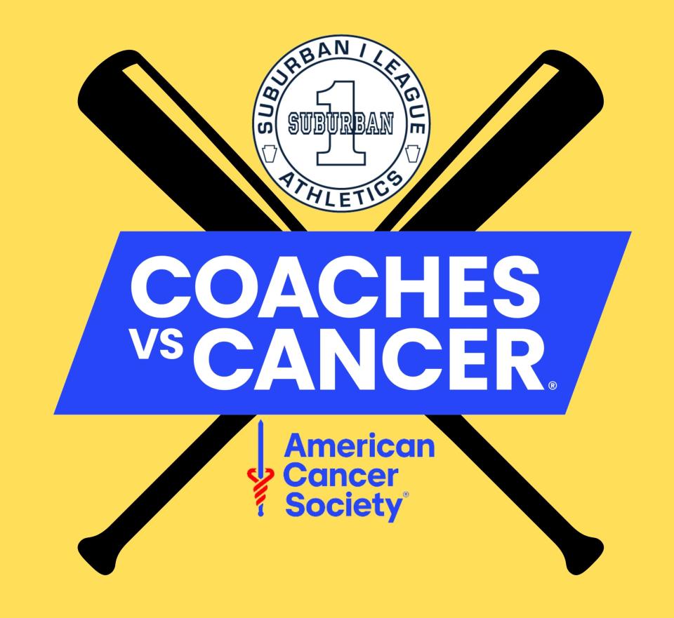 The Coaches vs. Cancer logo that Pennsbury baseball coach Joe Pesci created.