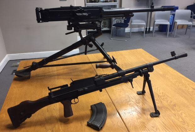 World War Two machine guns among the firearms turned in to police: Metropolitan Police