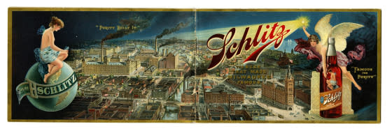 Courtesy of National Museum of American History: Smithsonian InstitutionSchlitz beer ad, circa 1899.