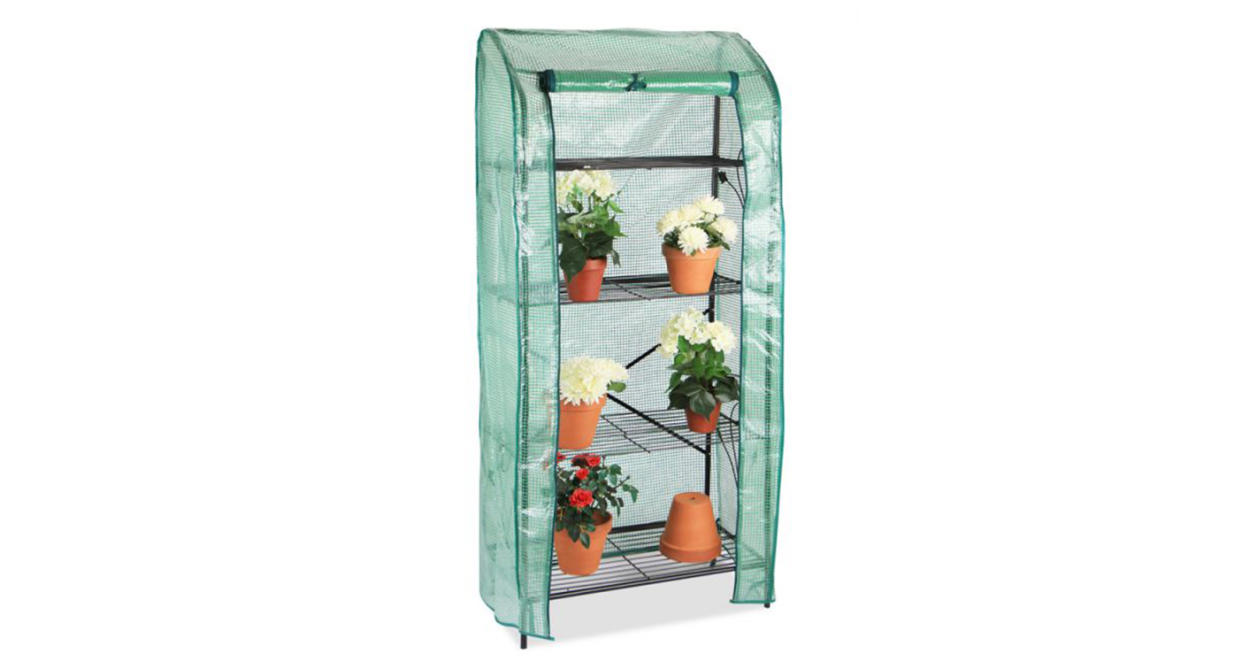 Lacewing™ 4 Tier Mini Greenhouse Plant Stand (Primrose)