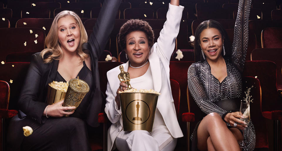 Join Amy Schumer, Wanda Sykes, and Regina Hall for The 94th Annual Academy Awards (Sky Max)