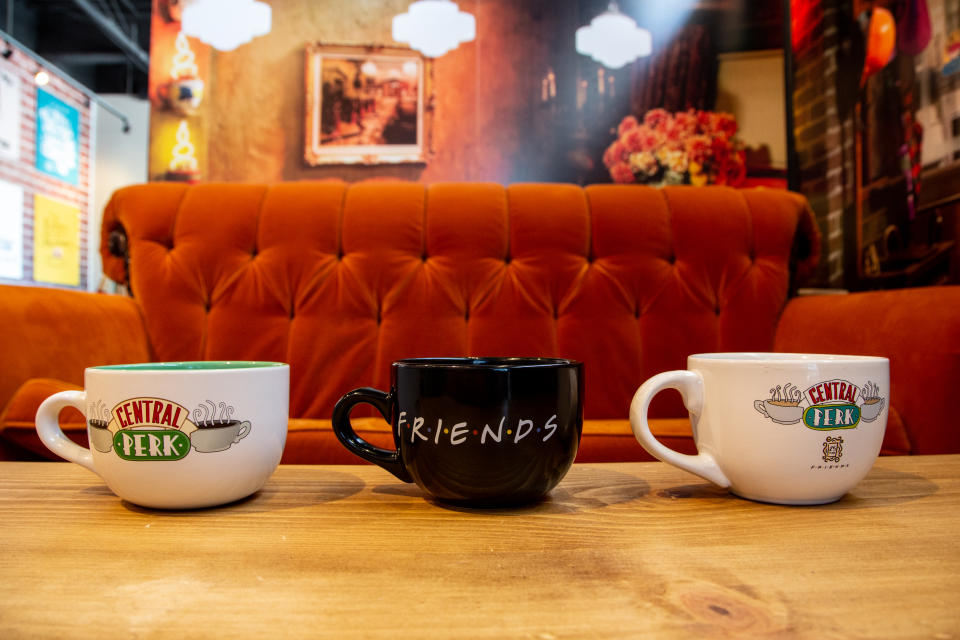 WEST HOLLYWOOD, CALIFORNIA - AUGUST 21: "Friends" 25th Anniversary Central Perk pop-up at The Coffee Bean and Tea Leaf on August 21, 2019 in West Hollywood, California. (Photo by Gabriel Olsen/Getty Images)