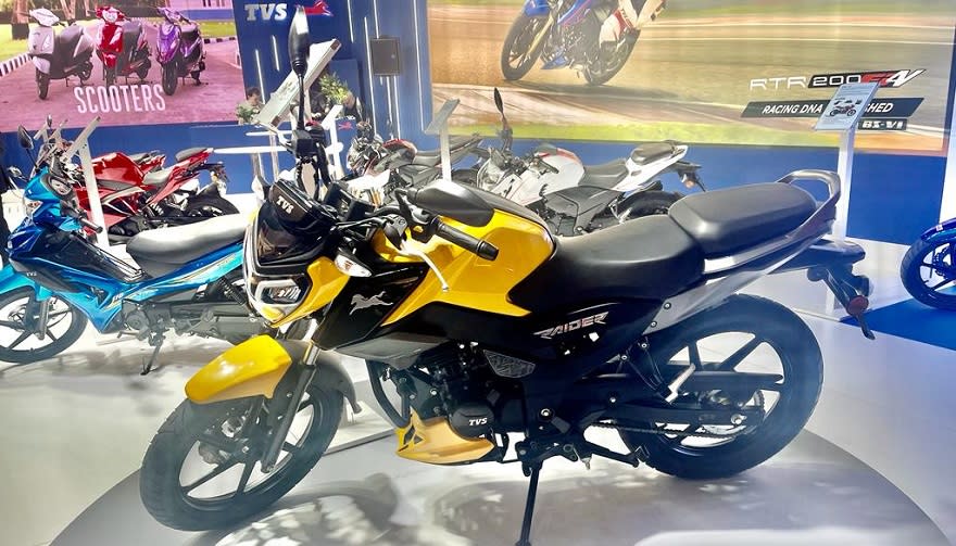 TVS Raider, futuro lanzamiento en el mercado local.