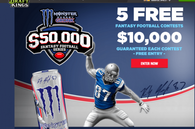 DraftKings NFL Contest Offers Potential $1 Billion Payout With