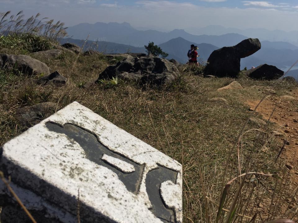 四方山_山頂_麥理浩徑路標