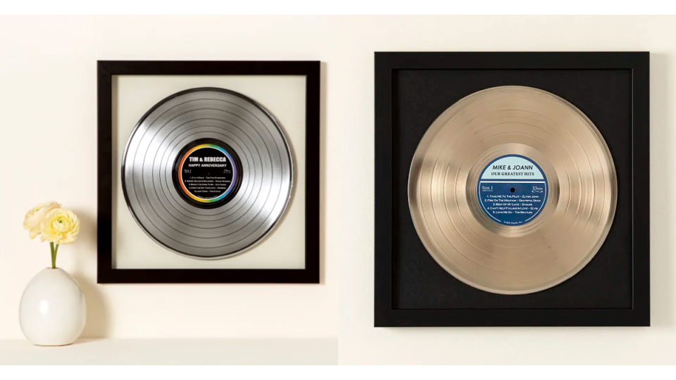 Best Valentine's Day gifts for men: Personalized Metallic LP