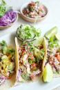 <p>Take Taco Tuesday to a whole new level.</p><p>Get the recipe from <a href="/cooking/recipe-ideas/recipes/a48415/grilled-chicken-tacos-with-avocado-crema-recipe/" data-ylk="slk:Delish;elm:context_link;itc:0;sec:content-canvas" class="link ">Delish</a>.</p>