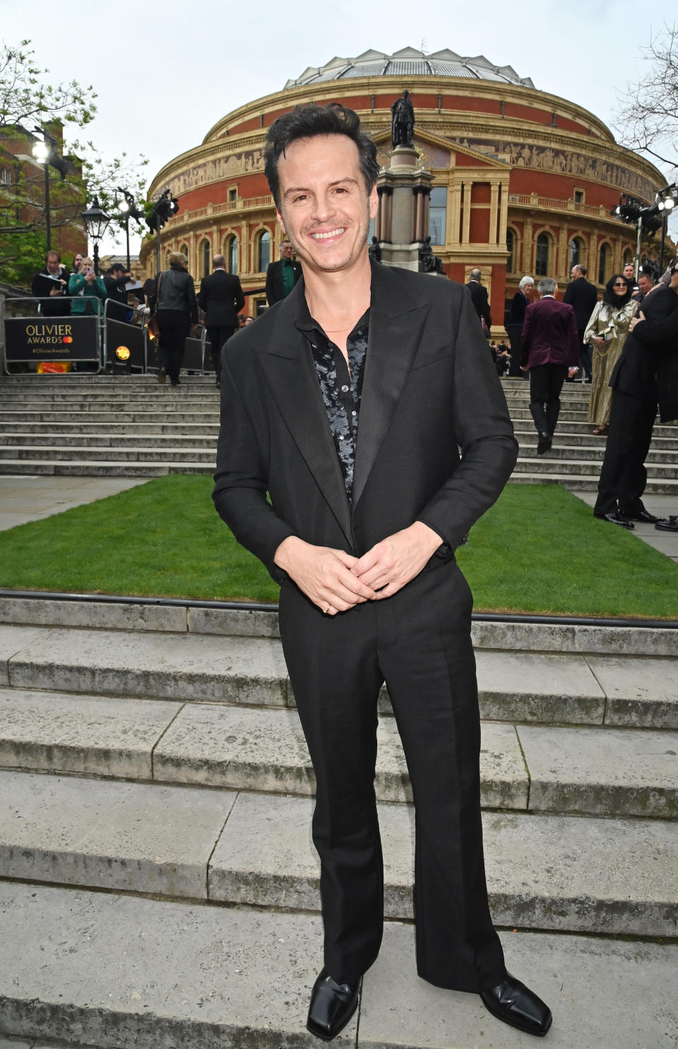 LONDON, ENGLAND - APRIL 14: Andrew Scott attends The Olivier Awards 2024 at Royal Albert Hall on April 14, 2024 in London, England. (Photo by Dave Benett/Getty Images)