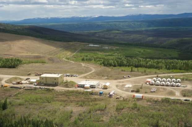 The Brewery Creek gold mine near Dawson City. The mine is now at the centre of two different lawsuits — one from the Yukon government's former chief mine engineer, and the other from Golden Predator.  (Golden Predator - image credit)