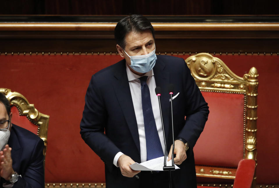 Italiens Ministerpräsident Giuseppe Conte. (Bild: Massimo Di Vita/Archivio Massimo Di Vita/Mondadori Portfolio via Getty Images)