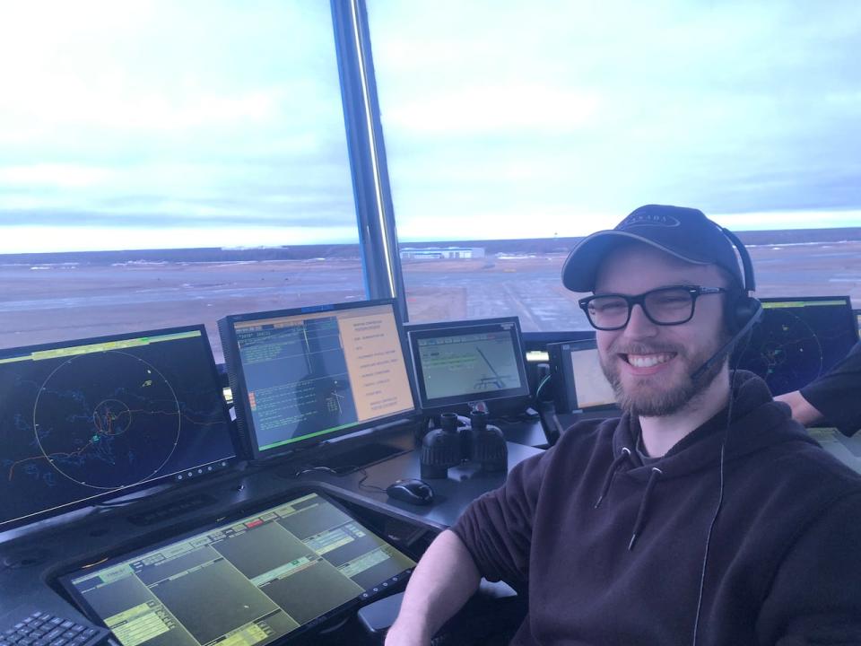 Air traffic controller Adam Plooy says he isn't too worried about the upcoming fire season in N.W.T. "It's part of my job. I obviously hope we don't get evacuated again, but it's not on the forefront of my mind," he said. 