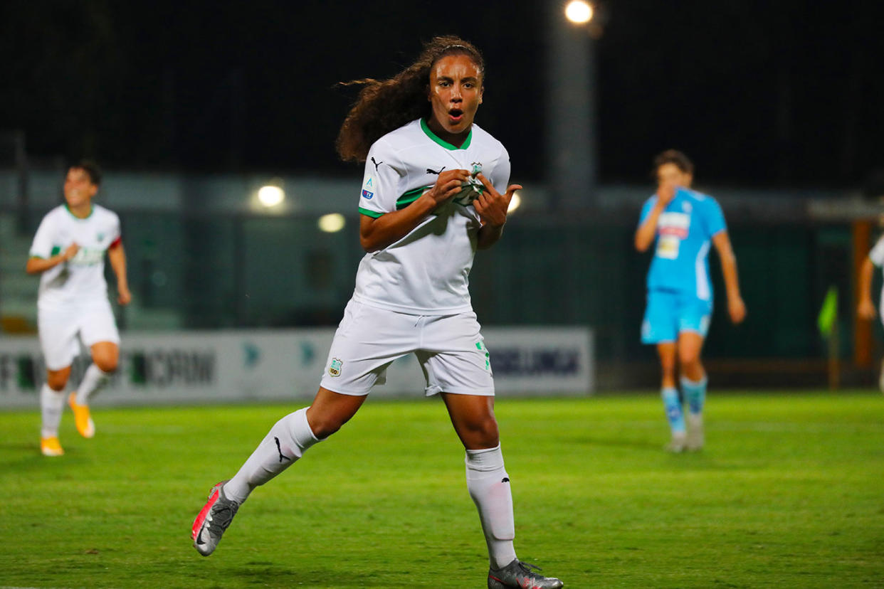 La futbolista Haley Bugeja. Foto: US Sassuolo Calcio.