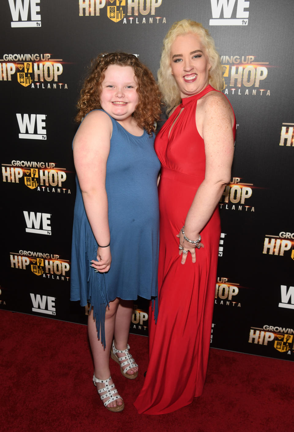 Television personalities Alana Thompson and June Shannon attends "Growing Up Hip Hop Atlanta" Atlanta Premiere in 2017