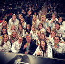 <p>“What champions look like,” the <em>Ray Donovan</em> star captioned this shot with the 2018 U.S. Olympic Women’s Ice Hockey team, who took home the gold after defeating Canada, 3-2, in a shootout last month in South Korea. (Photo: <a rel="nofollow noopener" href="https://www.instagram.com/p/Bf93HIRgPq_/?taken-by=lievschreiber" target="_blank" data-ylk="slk:Liev Schreiber via Instagram;elm:context_link;itc:0;sec:content-canvas" class="link ">Liev Schreiber via Instagram</a>) </p>