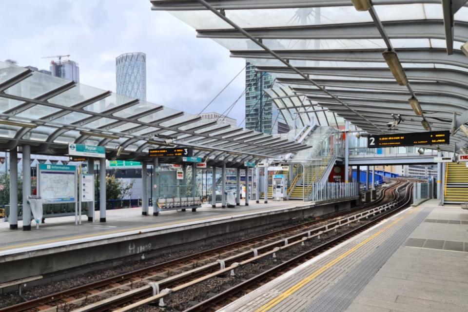 Poplar DLR station  (Supplied)