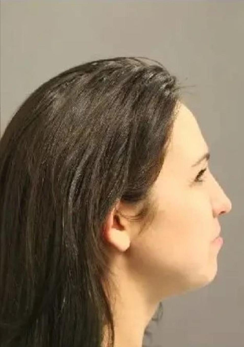 Republican Rep. Lauren Boebert is pictured in a Garfield County mug shot from her home state of Colorado; the congresswoman has accused the left and the media of over-blowing her family’s repeated brushes with the law (Garfield County Sheriff’s Office)