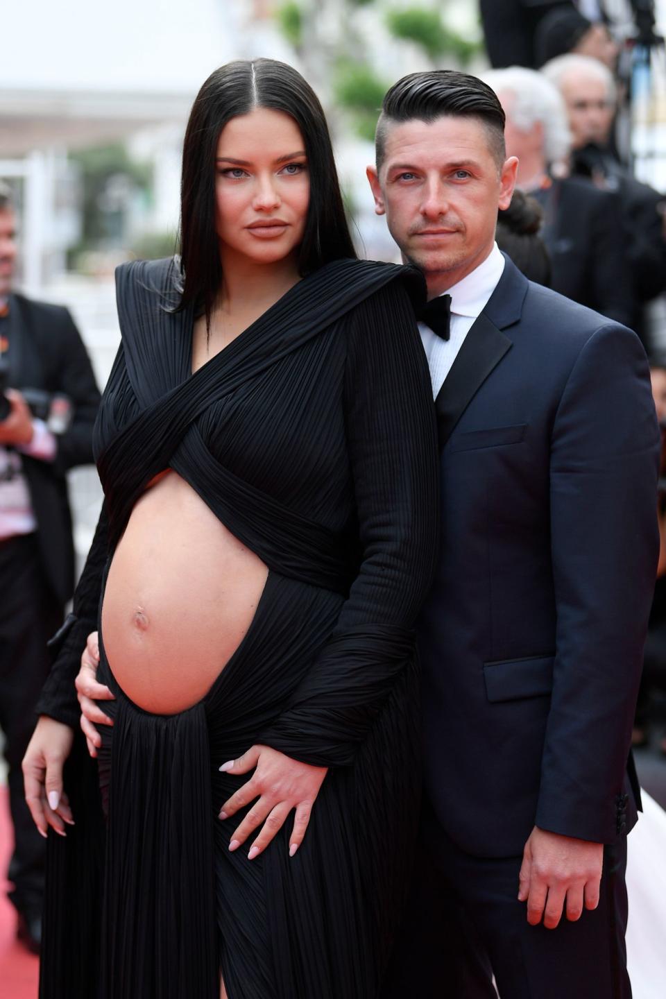 Adriana Lima at the “Top Gun” red carpet Cannes Film Festival. - Credit: Spread Pictures / MEGA