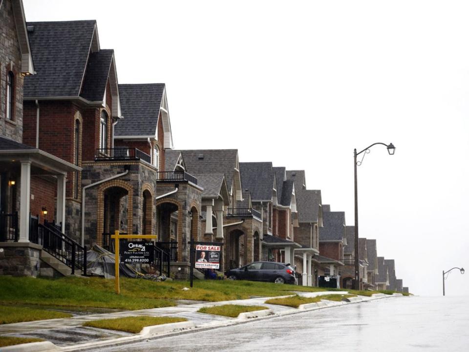 Home Construction Outside Of Toronto Ahead Of New Housing Price Figures